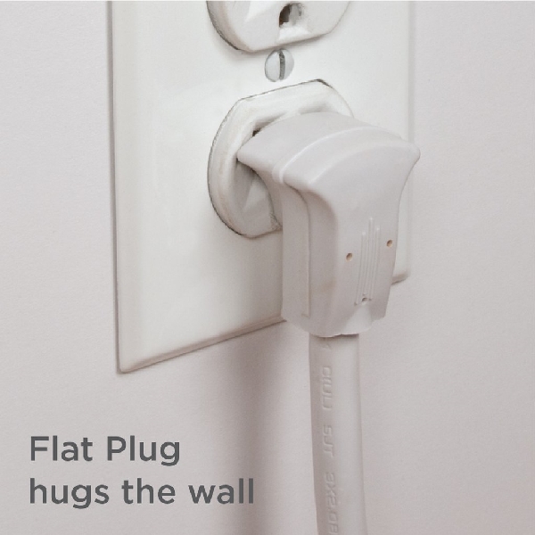 Surge Protector with USB Charger, Prime, 125 V, 15 A, 6 -Outlet, 4ft Cord, 1800 J Energy, White - 3