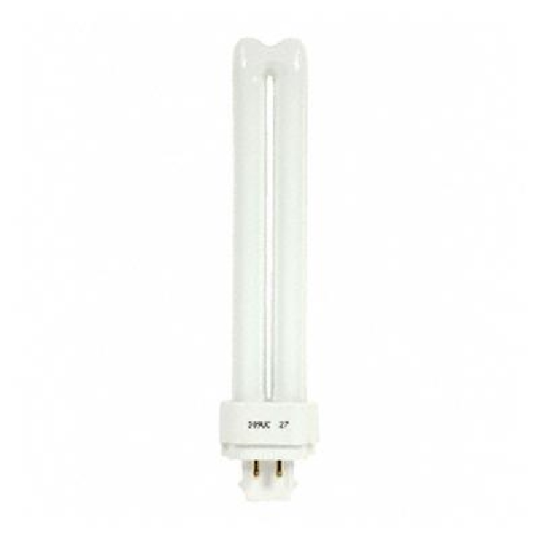 GE Industrial Solutions Ecolux Biax 97612 Fluorescent Bulb, 26 W, T4 Lamp, G24q-3 Lamp Base, 1800 Lumens - 1