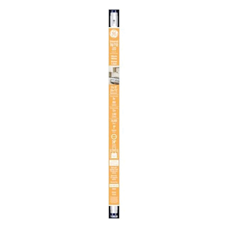 37163 LED Bulb, Linear, T8 Lamp, G13 Lamp Base, Frosted, White Light, 3000 K Color Temp