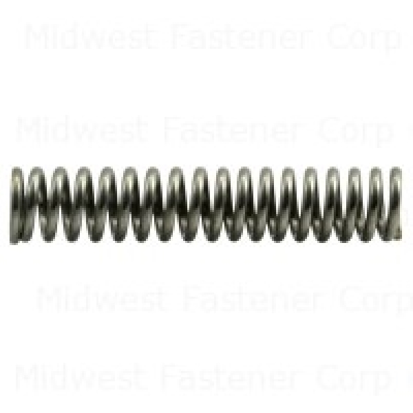 Midwest Fastener 38785 Compression Spring, 19/64 in Dia, 1-1/2 in L, Stainless Steel