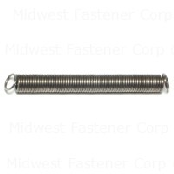 Midwest Fastener 18518 Extension Spring, 1/4 in Dia