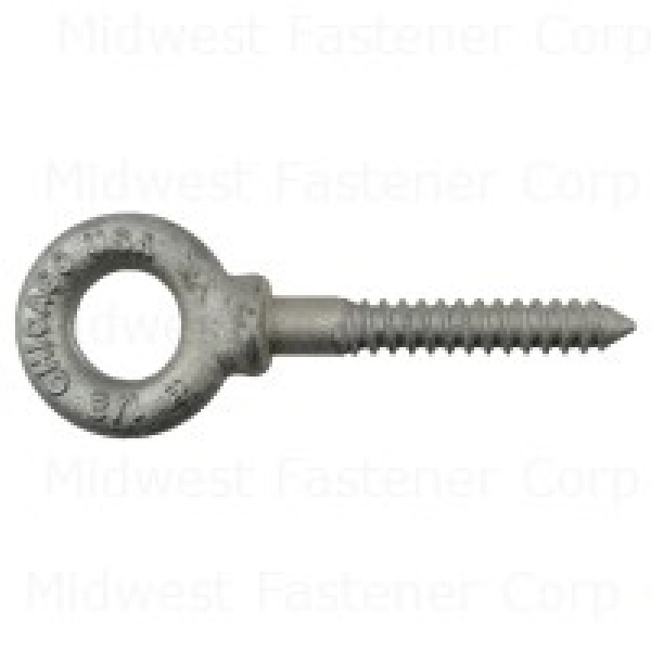 Midwest Fastener 54606 Shoulder Eye Lag Bolt, 1/2 in Thre