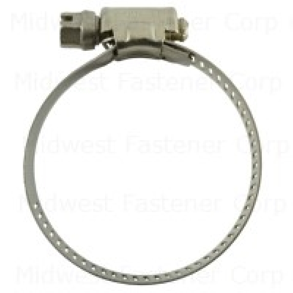 Midwest Fastener 36646 Flat Hose Clamp, #24 Trade, Stainless Steel