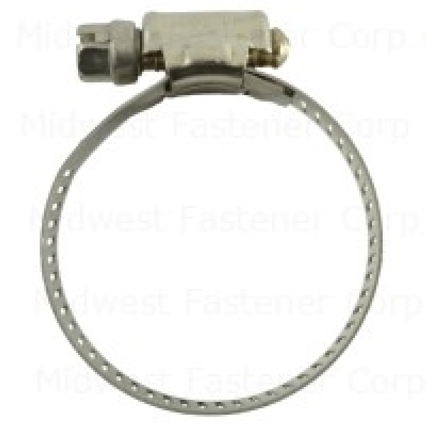 Midwest Fastener 36645 Flat Hose Clamp, #20 Trade, Stainless Steel