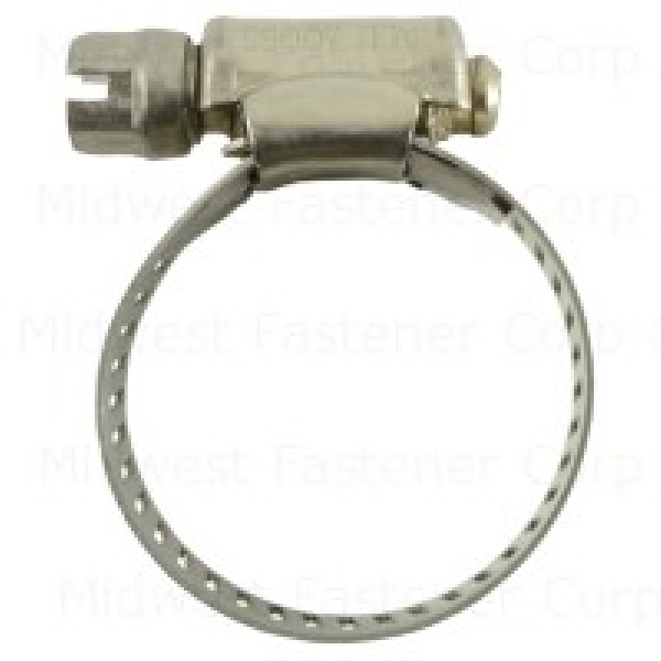 Midwest Fastener 36644 Flat Hose Clamp, #12 Trade, Stainless Steel