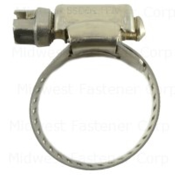 Midwest Fastener 36643 Flat Hose Clamp, #10 Trade, Stainless Steel