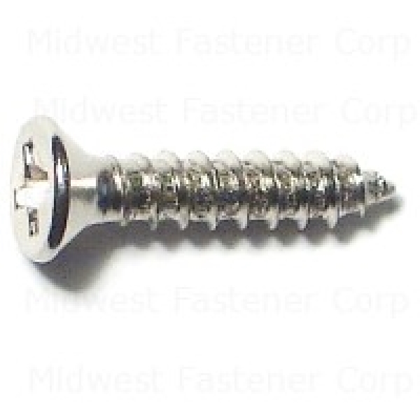 5×3 Midwest Fastener 79302 Hinge Screw, #5 Thread, 5/8 in L,