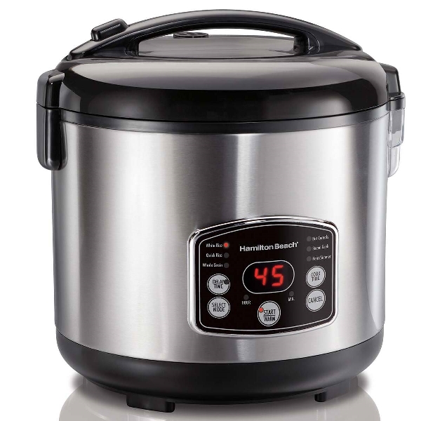 37548 Rice/Hot Cereal Cooker, 2 to 14 cup Capacity, 11.06 in L