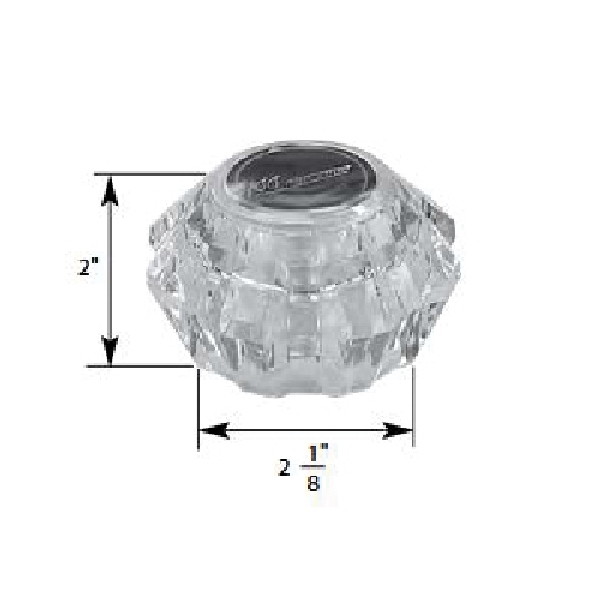 BrassCraft Old Style Avante Series SH7430 Shower Handle, Acrylic, For: Price Pfister Faucets