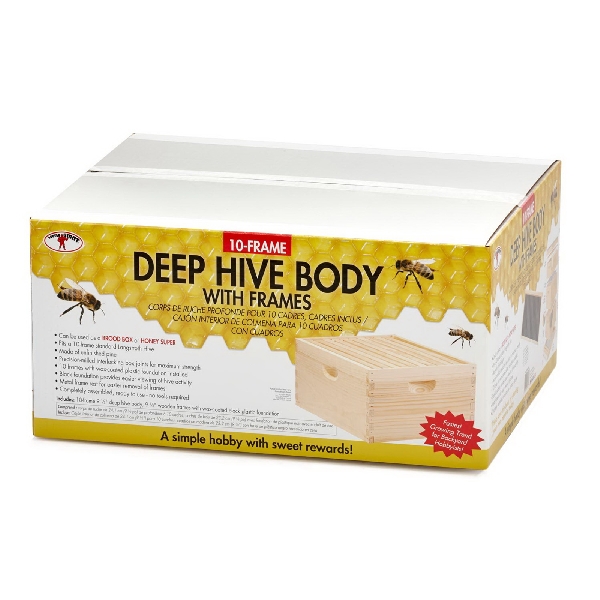 Little Giant DEEPBOX10 Deep Hive, 16-1/4 in OAW, 9-1/2 in OAH, 10-Frame, Wood Frame - 2