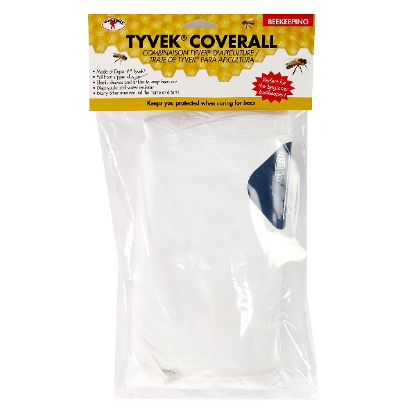 Little Giant TYSUITMD Coverall, M, Zipper Closure, Tyvek - 3
