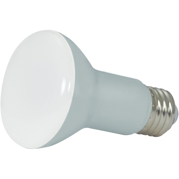 Satco S9631 LED Bulb, Flood/Spotlight, 525 Lumens, 6.5 W, R20 Lamp, 50 W Equivalent, E26 Lamp Base, Dimmable, Frosted