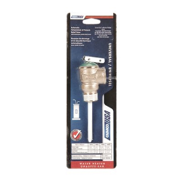 CAMCO 10443 Temperature and Pressure Valve, 3/4 in, MNPT x FNPT - 4