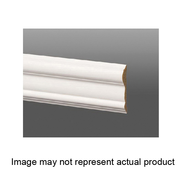 297 52970800032 Chair Rail Moulding, 8 ft L, 2-13/16 in W, 9/16 in Thick, Polystyrene