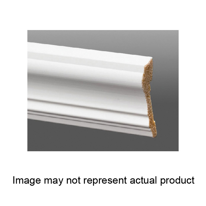 Inteplast Group 390 8390800356 Chair Rail Moulding, 8 ft L, 2-5/8 in W, 5/8 in Thick, Polystyrene, Mahogany