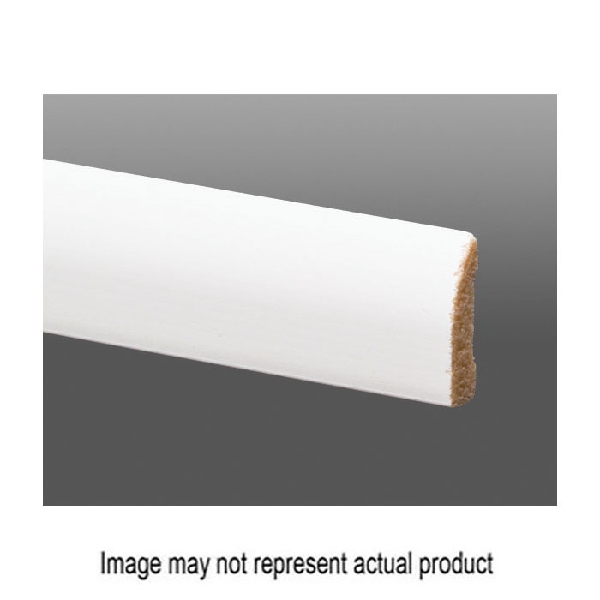 856 61080700636 Ranch Stop Moulding, 7 ft L, 1-1/4 in W, Polystyrene, Russet