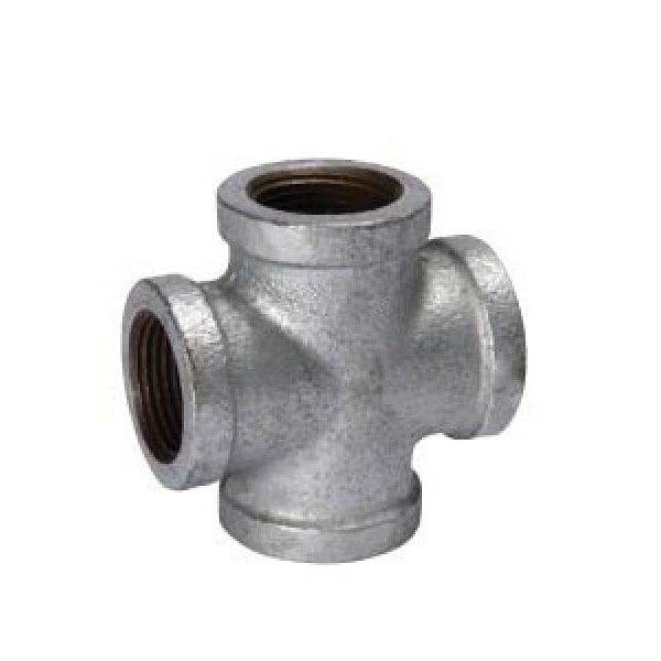 511-004HN Pipe Cross, 3/4 in, FIP x FPT, Iron, 150 psi Pressure