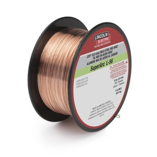 SuperArc L-56 Series ED030631 MIG Welding Wire, 0.03 in Dia, Carbon Steel