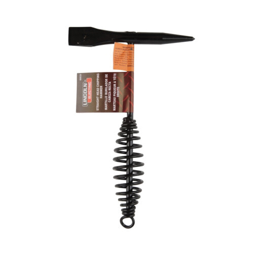Lincoln Electric KH530 Chipping Hammer, Straight Head, 6-1/2 in L Head, 9-1/2 in OAL, Steel Handle