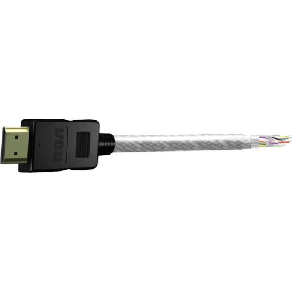 DH12HHF Digital Plus HDMI Cable, Male, Male, Black Sheath, 12 ft L