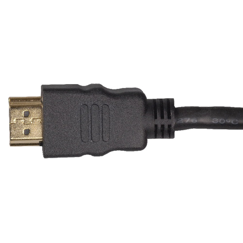 RCA VH12HHR HDMI Cable, Male, Male, Copper Sheath, Black Sheath, 12 ft L