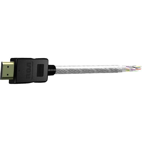 DH6HHF Digital Plus HDMI Cable, Male, Male, Black Sheath, 6 ft L