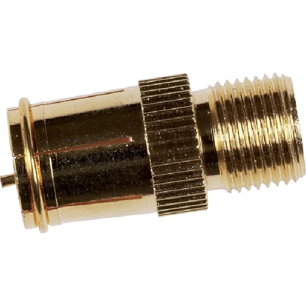 VH68R Push-On Plate Connector, Female Connector, Brass Housing Material, Black/Silver