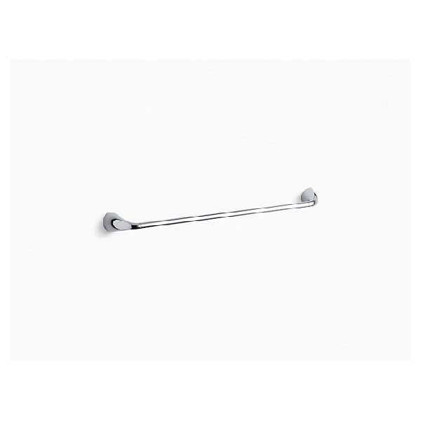 Kohler Mistos Series K-R37051-CP Towel Bar, 24 in OAL, 2-1/8 in OAW, Metal, Polished Chrome, Wall