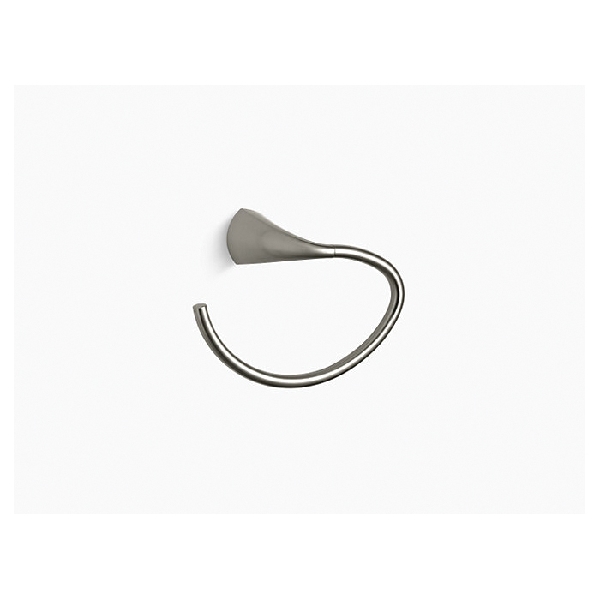 Mistos Series K-R37057-BN Towel Ring, Metal, Brushed Nickel, Wall Mounting