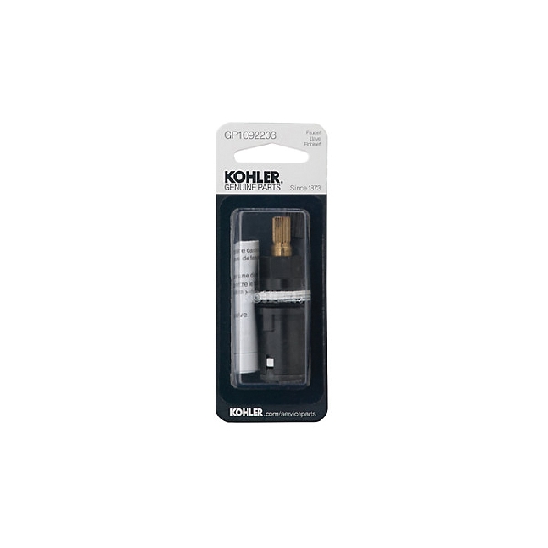 Kohler Ultraglide Series K-GP1092203 Faucet Valve, 1/4 in, Brass Body - 2