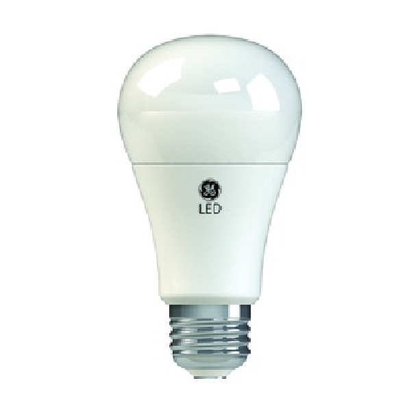GE 67615 LED Bulb, 800 Lumens, 10 W, A19 Lamp, 60 W Equivalent, E26 Lamp Base, Dimmable, Soft White