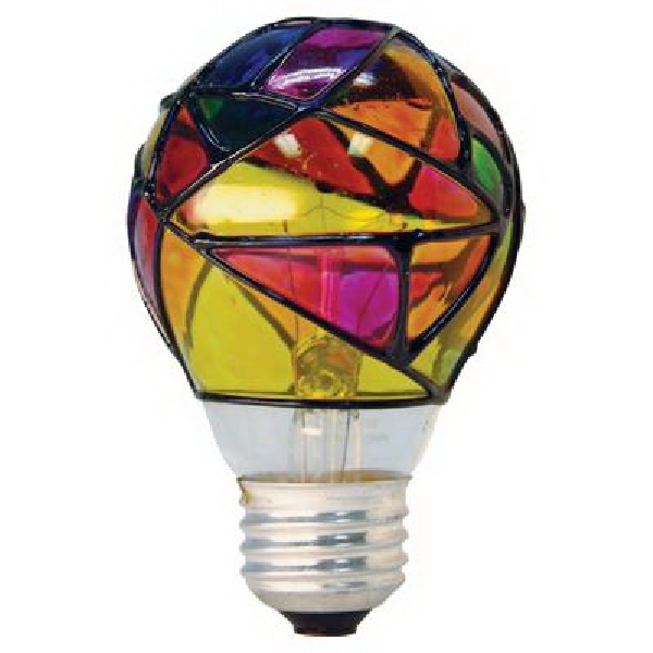 GE 46645 Party Light Bulb, A19 Bulb, 25 W, Soft White Bulb, Incandescent Bulb, 2500 K Color Temp, 380 Lumens - 1
