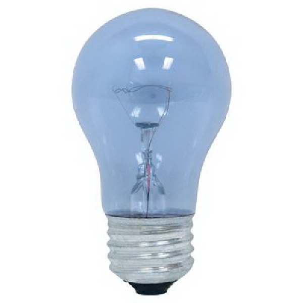 GE Reveal Series 48698 Light Bulb, 60 W, A15 Lamp, E26 Medium Lamp Base, 500 Lumens, 2750 K Color Temp