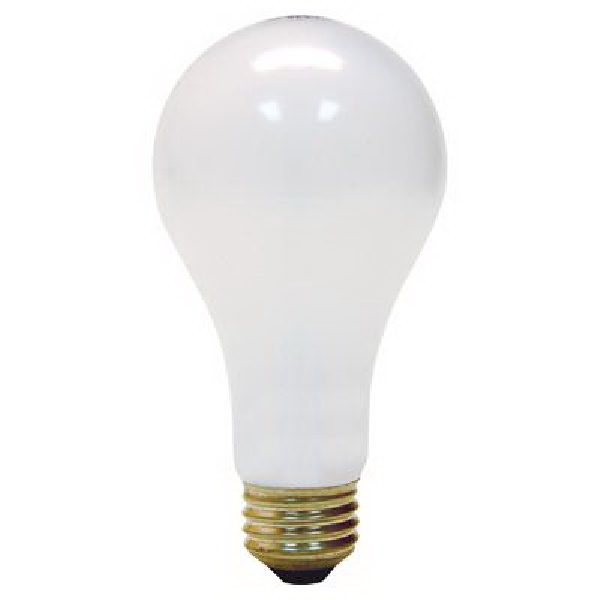 11585 Light Bulb, 200 W, A21 Lamp, E26 Medium Lamp Base, 345 Lumens, 2800 K Color Temp, Soft White Light
