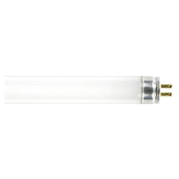15987 Light Bulb, 8 W, T5 Lamp, G5 Miniature Bi-Pin Lamp Base, 400 Lumens, 4100 K Color Temp, Cool White Light