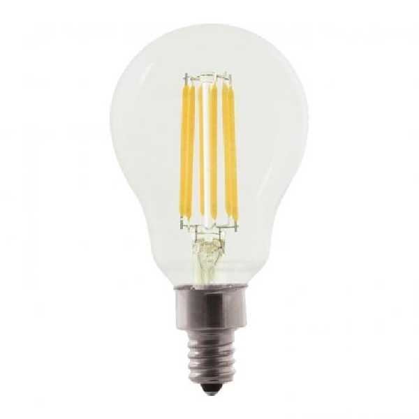 24302 LED Bulb, Decorative, A15 Lamp, 40 W Equivalent, E12 Lamp Base, Dimmable, Soft White Light, 2700 K Color Temp