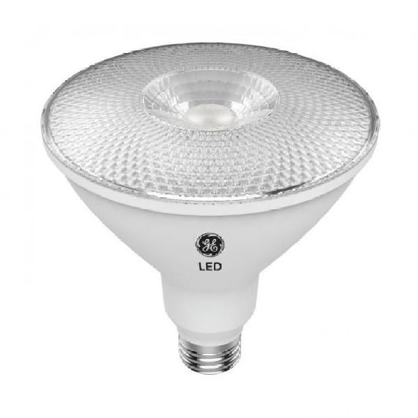 38460 LED Bulb, Flood/Spotlight, PAR38 Lamp, E26 Lamp Base, Dimmable, Warm White Light, 3000 K Color Temp