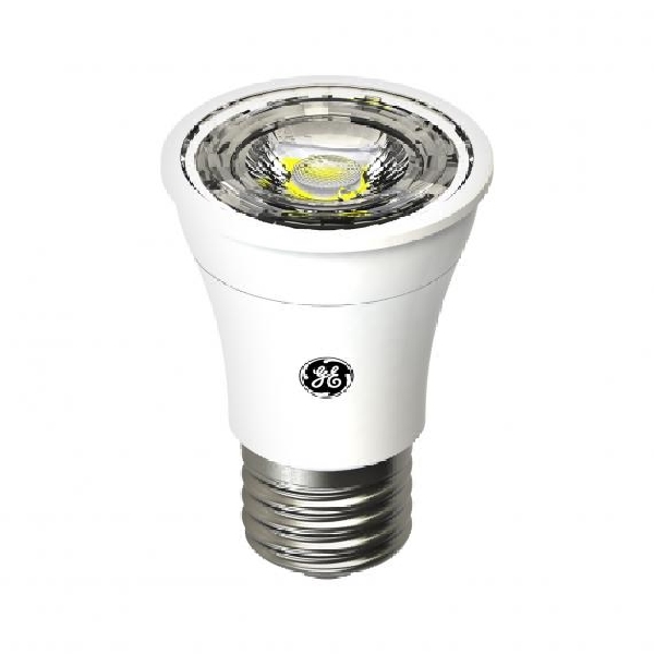 GE 26383 LED Bulb, Flood/Spotlight, PAR16 Lamp, 40 W Equivalent, GU10 Lamp Base, Dimmable, Warm White Light