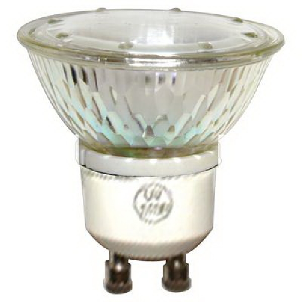 Edison Series 16752 Halogen Bulb, 35 W, GU10 Lamp Base, MR16 Lamp, White Light, 200 Lumens, 2650 K Color Temp