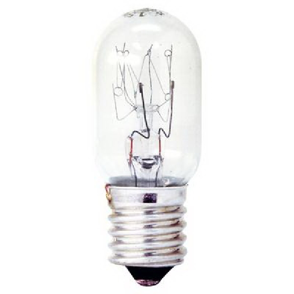 10692 Light Bulb, 25 W, T7 Lamp, E17 Intermediate Lamp Base, 195 Lumens Lumens, 1000 hr Average Life