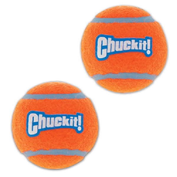 Chuckit! 07101 Dog Toy, Ball, S, Rubber, Blue/Orange, 2 in Dia