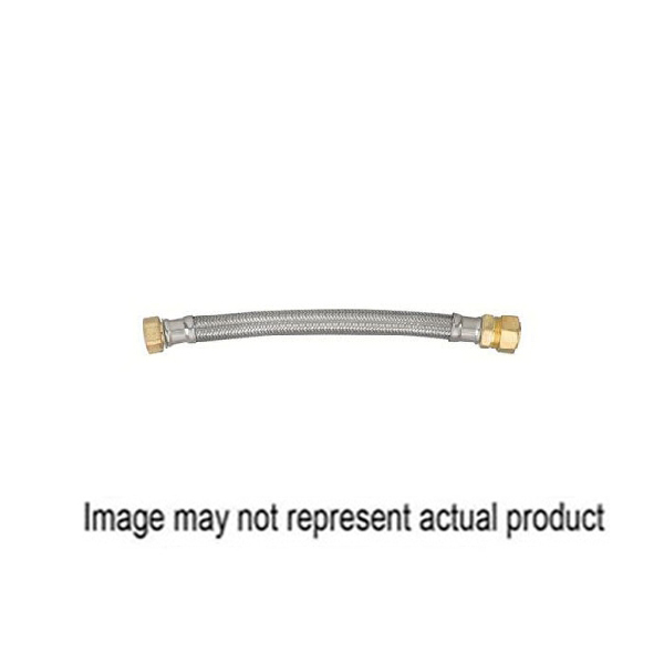 7213-24-34-7 Water Heater Connector, 3/4 in Inlet, FIP Inlet, 3/4 in Outlet, FIP Outlet, 24 in L
