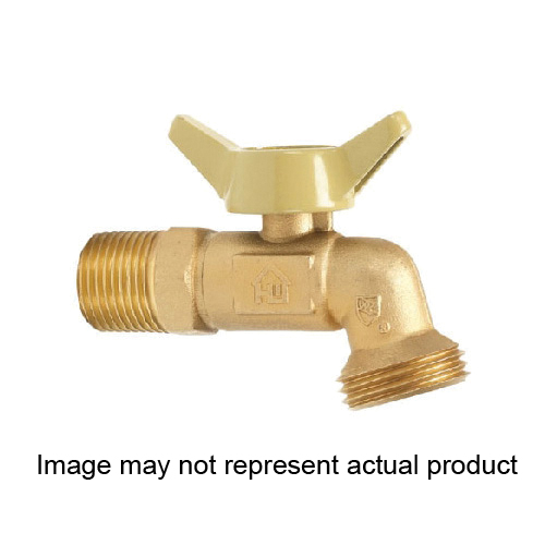 VHBCELF4B Standard Hose Bibb, 3/4 x 3/4 in Connection, MPT x MHT, Plastic Body