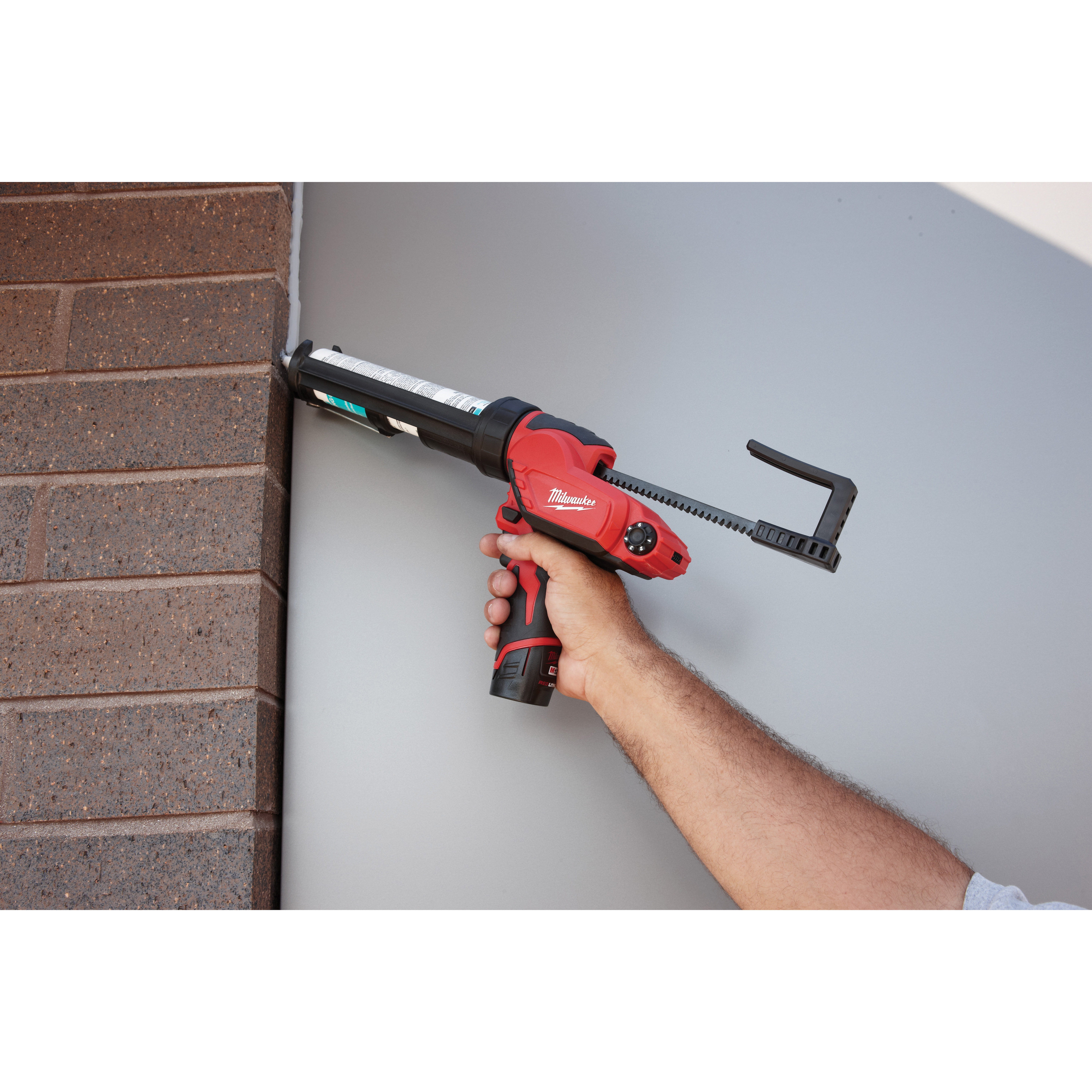 Cordless M12 Caulk Gun, Milwaukee, 10 oz Cartridge, Tool Only - 4