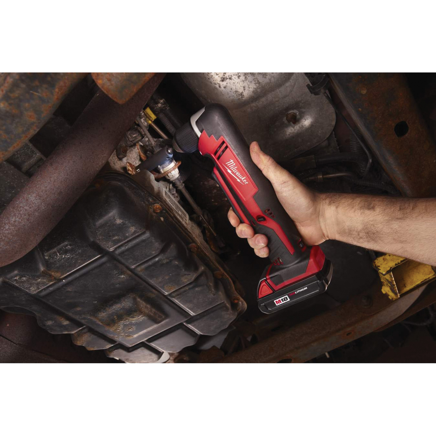 Cordless M18 Right Angle Drill, Milwaukee, 3/8 in Keyless Chuck, Tool Only - 4