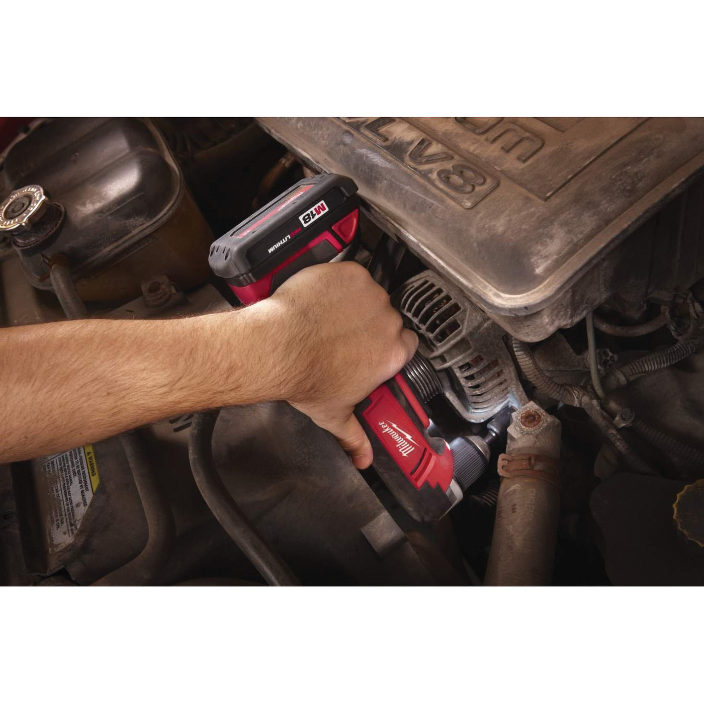 Cordless M18 Right Angle Drill, Milwaukee, 3/8 in Keyless Chuck, Tool Only - 5
