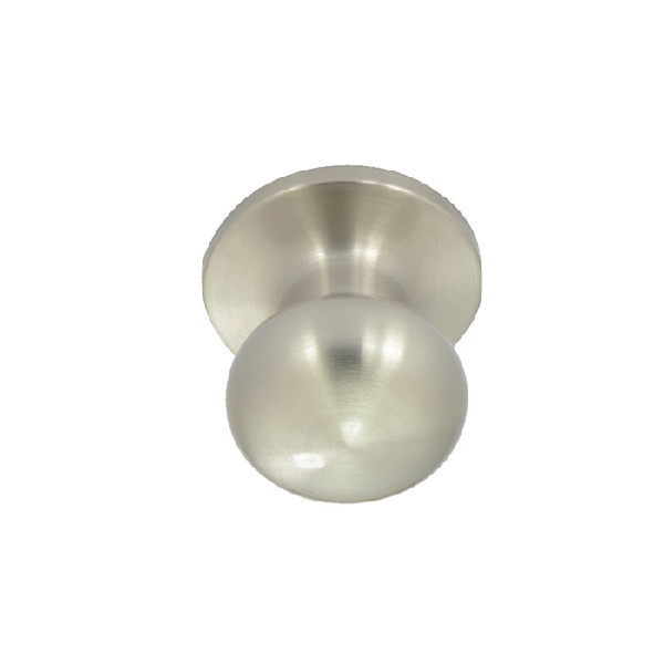 52000 Series 52115SN Passage Knob, Metal, Satin Nickel, 2-3/8 to 2-3/4 in Backset, 1-3/8 to 1-3/4 in Thick Door