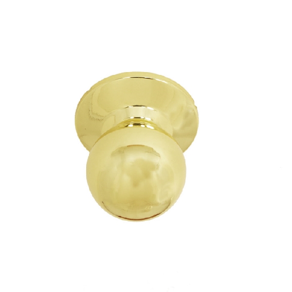 10000 Series 10303PB Passage Knob, Metal, Polished Brass, >1 in Thick Door, Non-Handed Hand