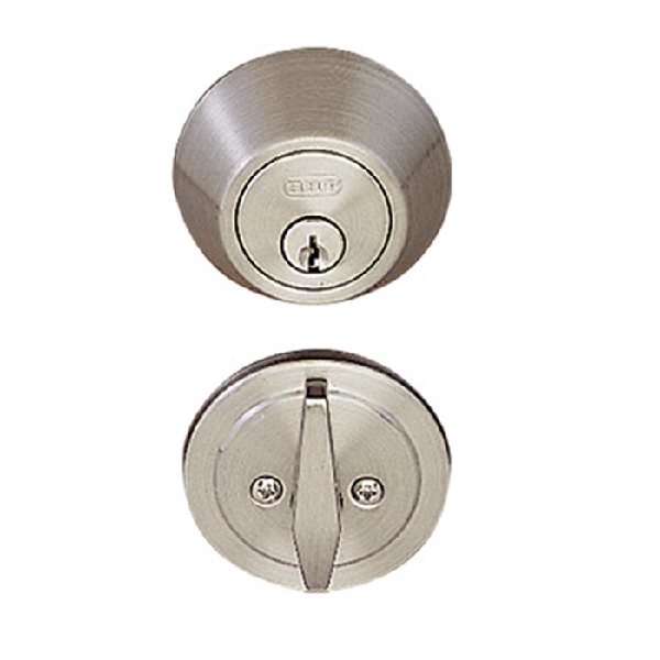 10626DC-KA3 Deadbolt, 3 Grade, Keyed Key, Metal, Dull Chrome, 2-3/8, 2-3/4 in Backset, KA3 Keyway