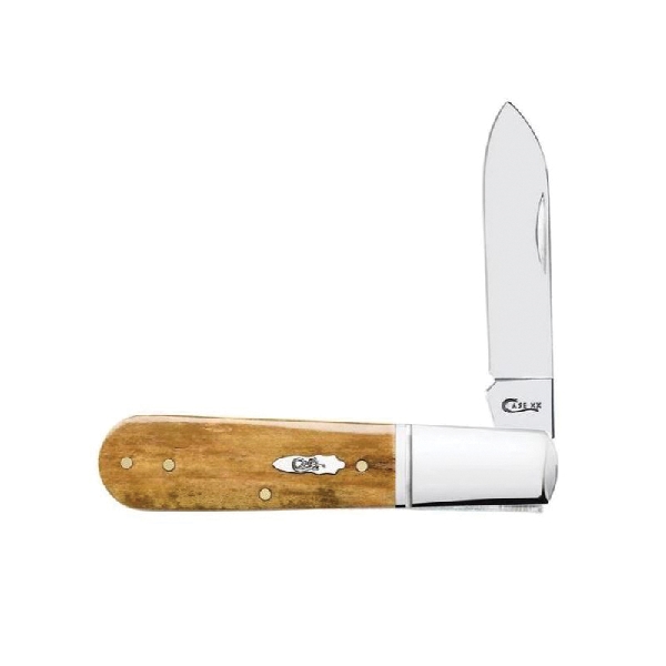 Case 58199 Barlow Knife, 2-1/2 in L Blade, Stainless Steel Blade, 1-Blade, Smooth Handle, Antique Handle